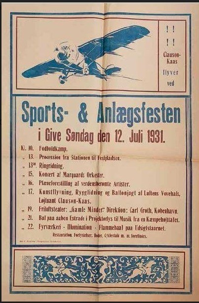 240612 Plakat anlægsfesten 1931